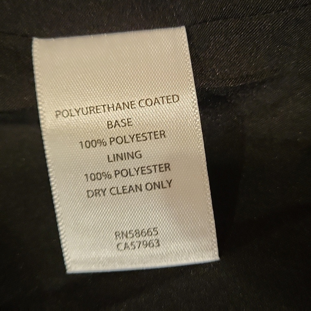 NWT Halogen Black Faux Leather Blazer Size XS - Picture 9 of 10